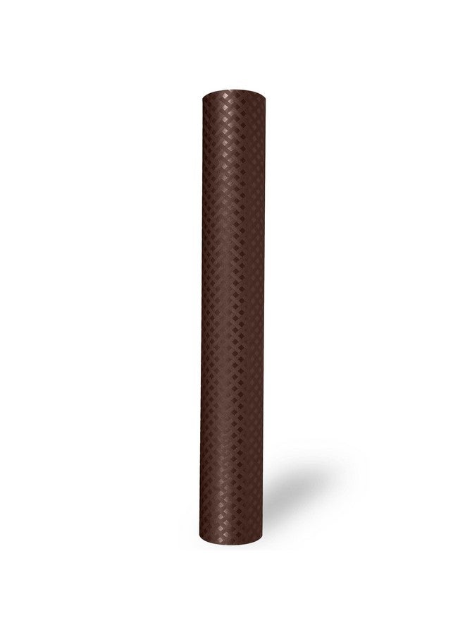 ElastPro EVA Food Grade Washable Anti Slip Mat/Sheet for Fridge, Shelf Liner, Table, Kitchen Drawer mat (CoffeeBrown Crossed Stripe, 3 Meter) - Image 3