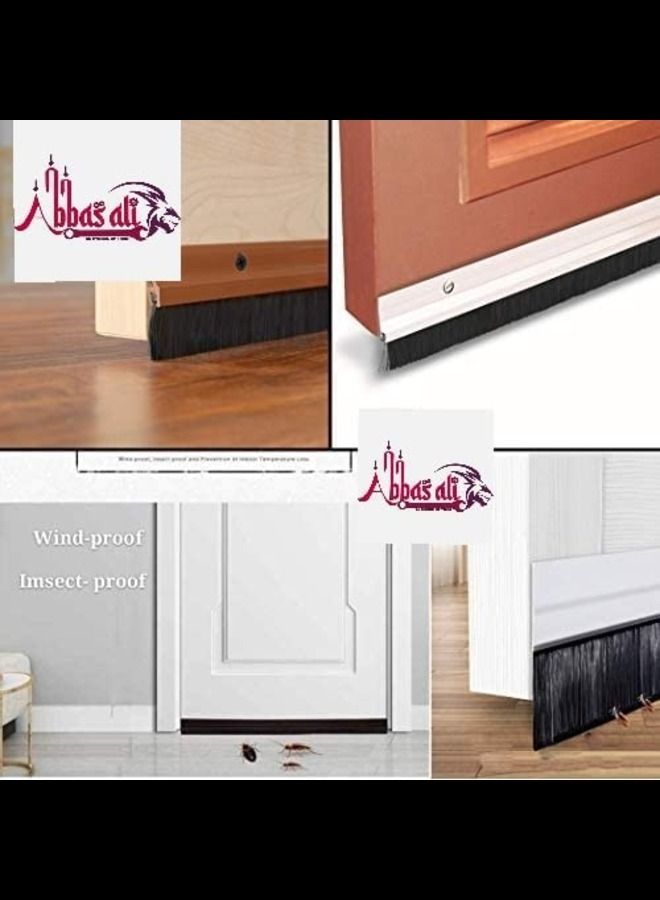 ABBASALI Door Bottom Brush Seal With Screws 100 cm  - Image 2