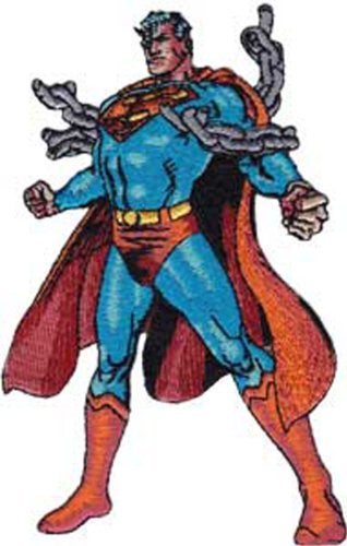 C&D Visionary Application Superman Figure Patch - Image 1