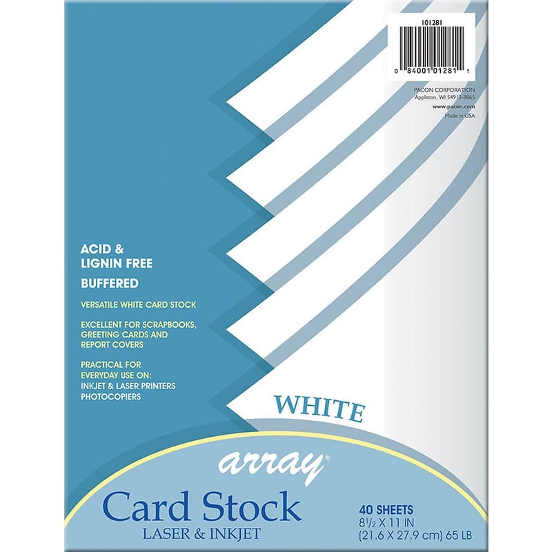 Array 65 lb. Cardstock Paper, 8.5 x 11