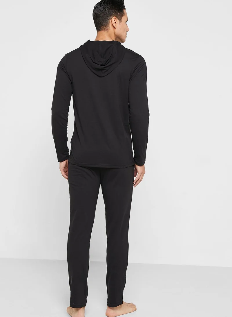 JACK & JONES Slogan Print Hoodie