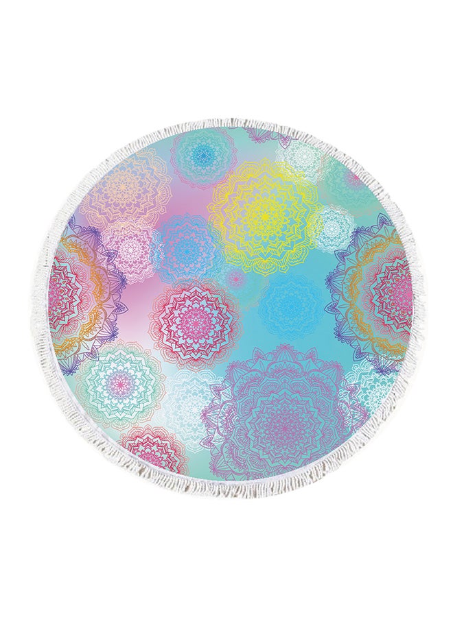Home Print Double Layered Waterproof Beach Blanket 
