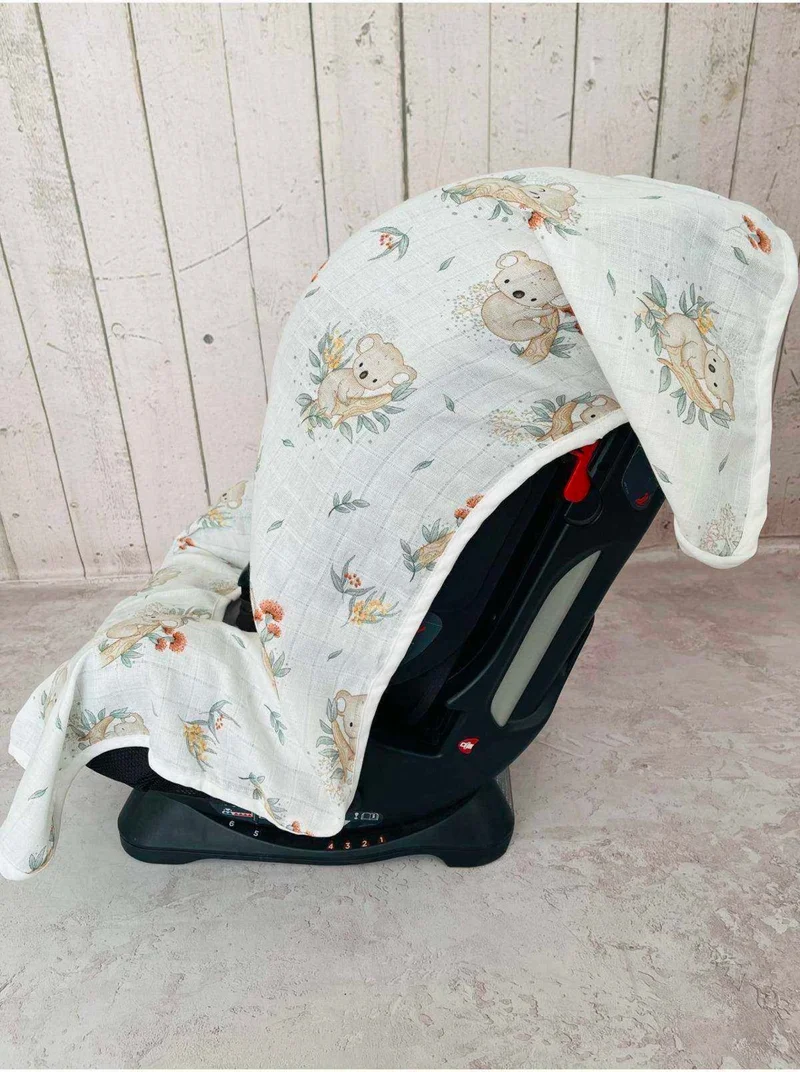 juniperus Baby Muslin Car Seat Stroller Cover