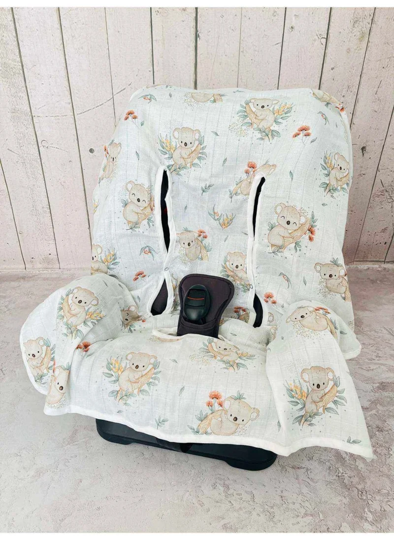 juniperus Baby Muslin Car Seat Stroller Cover