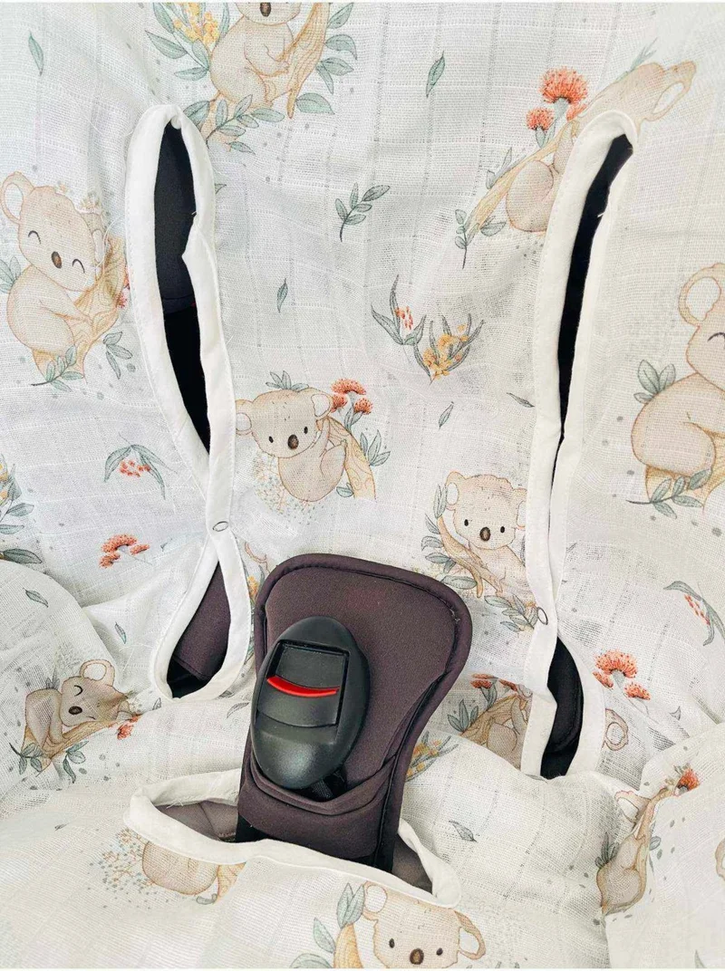 juniperus Baby Muslin Car Seat Stroller Cover