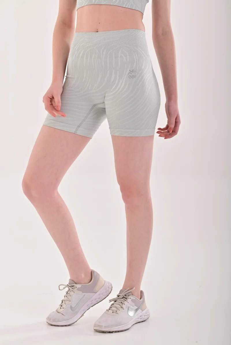 Esso5  Abstract High Rise Shorts for Women | Best Price UAE