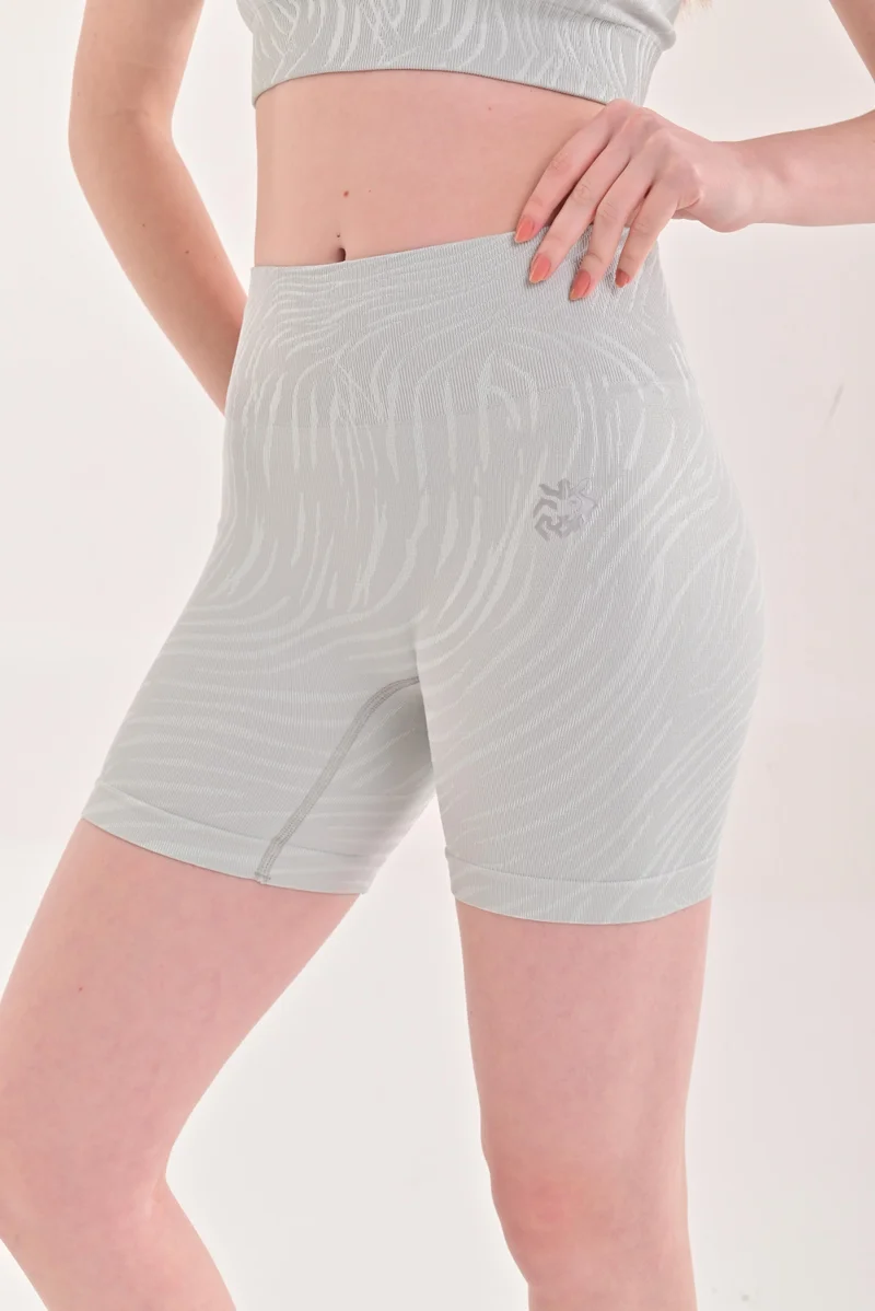 Esso5  Abstract High Rise Shorts for Women | Best Price UAE