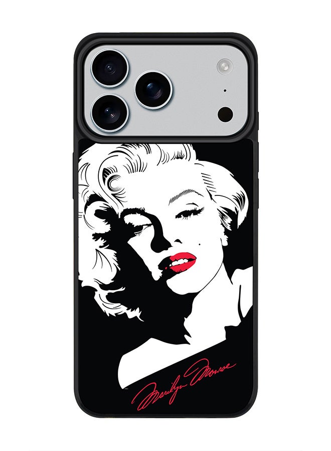 Stylizedd iPhone 17 Pro Max Case, [Compatible with MagSafe] Slim Magnetic cover Phone Case iPhone 17 Pro Max -Marilyn Monroe - Image 1