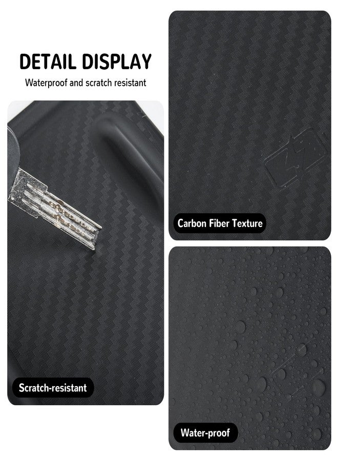 frani Wireless Charging Cover(Black Carbon Fiber Texture) Designed for Tesla Model 3/Y 2021-2024,Tesla Center Console Cover Accessories for Model 3/Y(Not for Model 3 Highland 2024) - Image 5