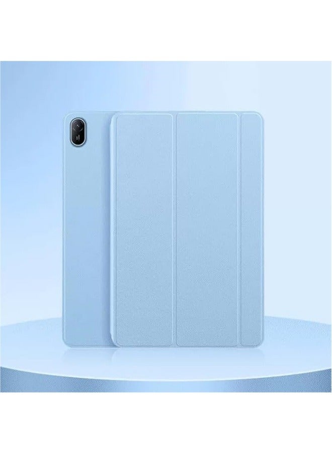 Compatible with Huawei MatePad SE 11 inch 2024 Tablet Slim Magnetic Smart PU Leather Tri-Folding Stand Cover Tablet Case - Image 1