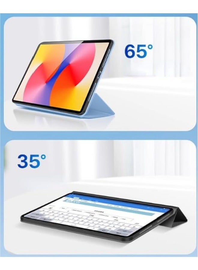 Compatible with Huawei MatePad SE 11 inch 2024 Tablet Slim Magnetic Smart PU Leather Tri-Folding Stand Cover Tablet Case - Image 2