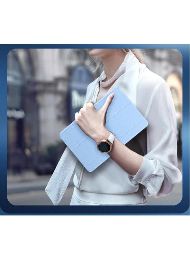 Compatible with Huawei MatePad SE 11 inch 2024 Tablet Slim Magnetic Smart PU Leather Tri-Folding Stand Cover Tablet Case - Image 4