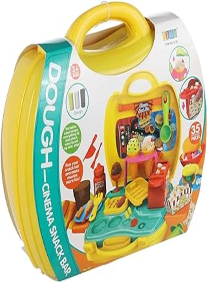 BOWa 8730 Dough Cinema Snack Bar Bag Toy, 35 Pieces - Multi Color
