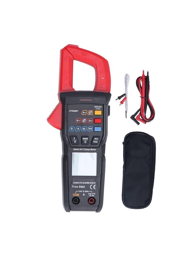 UNI-T UT202BT Clamp Meter Digital Multimeter Intelligent Voltage Measures Current Voltage Temperature Capacitance Resistance Test Bluetooth AC DC Current - Image 1