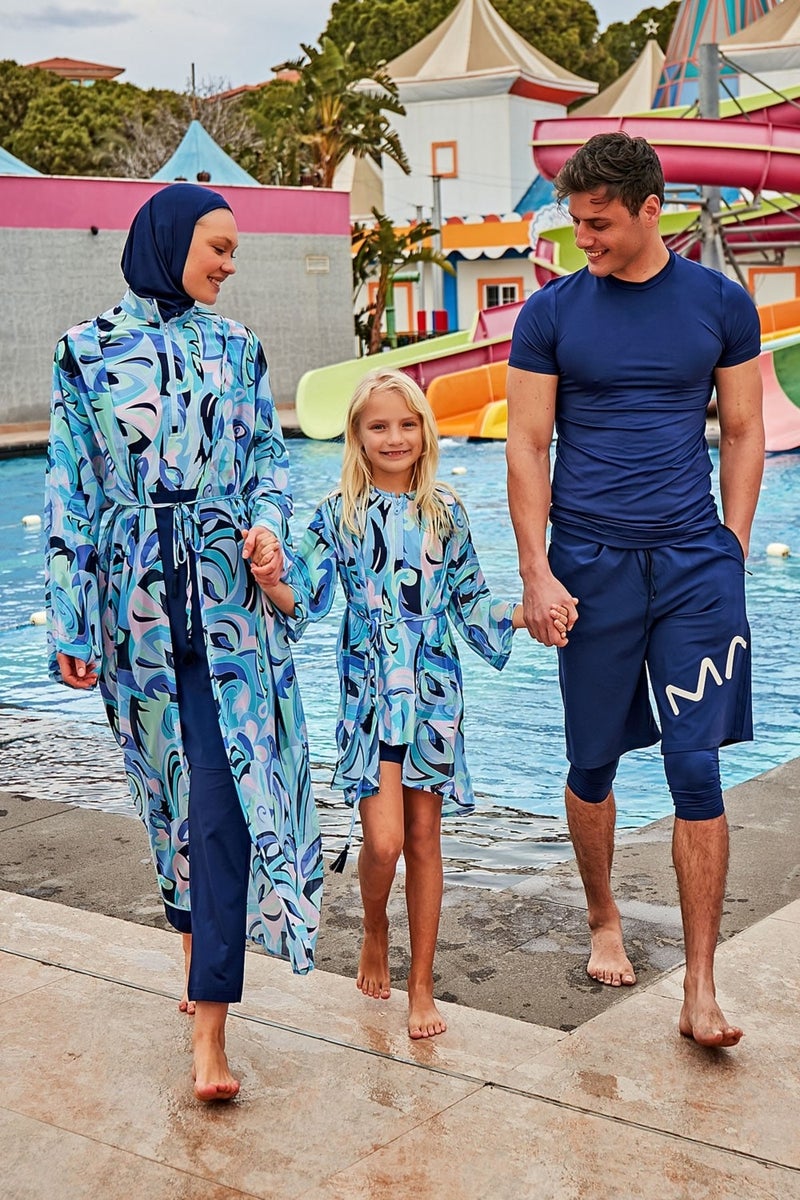 Marina Kids Patterned Colorful Kimono P2429  - Image 2