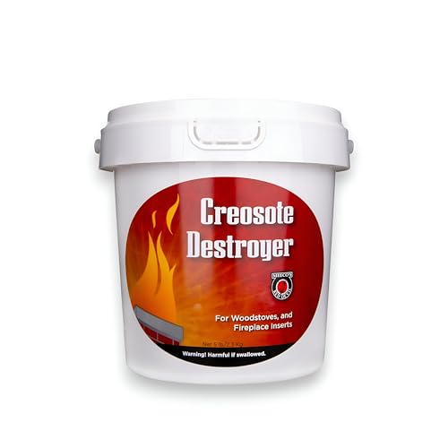 Meeco's Red Devil 27 Powdered Creosote Destroyer - Creosote Remover for Wood stoves & Fireplace Inserts (5 lb) - Made in The USA - Image 1