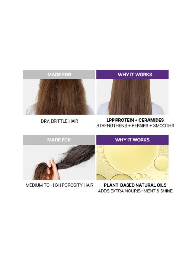 كاندال بلسم كوندال بالعسل والمكاديميا الطبيعي، للعناية بالشعر الكوري وإصلاح التلف، ترطيب عميق، عطر يدوم طويلاً، مع العسل وزيت الأرجان وزيت المكاديميا، 16.9 أونصة سائلة (أزهار الكرز)، هدايا صغيرة - Image 5