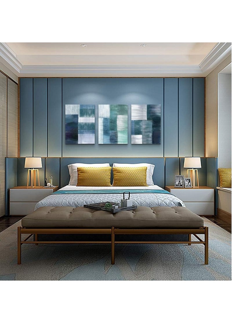 ديكوريور تابلوة 3 قطع 90cm x 42.5 cm بسمك 30 مم بطباعة ديجيتال عالية الجودة -طبقة uv للحماية ضد الخدوش و حماية الالوان - تصميمات حديثة - لايحتاج مسامير للتركيب بلاصق ذاتي - Image 5