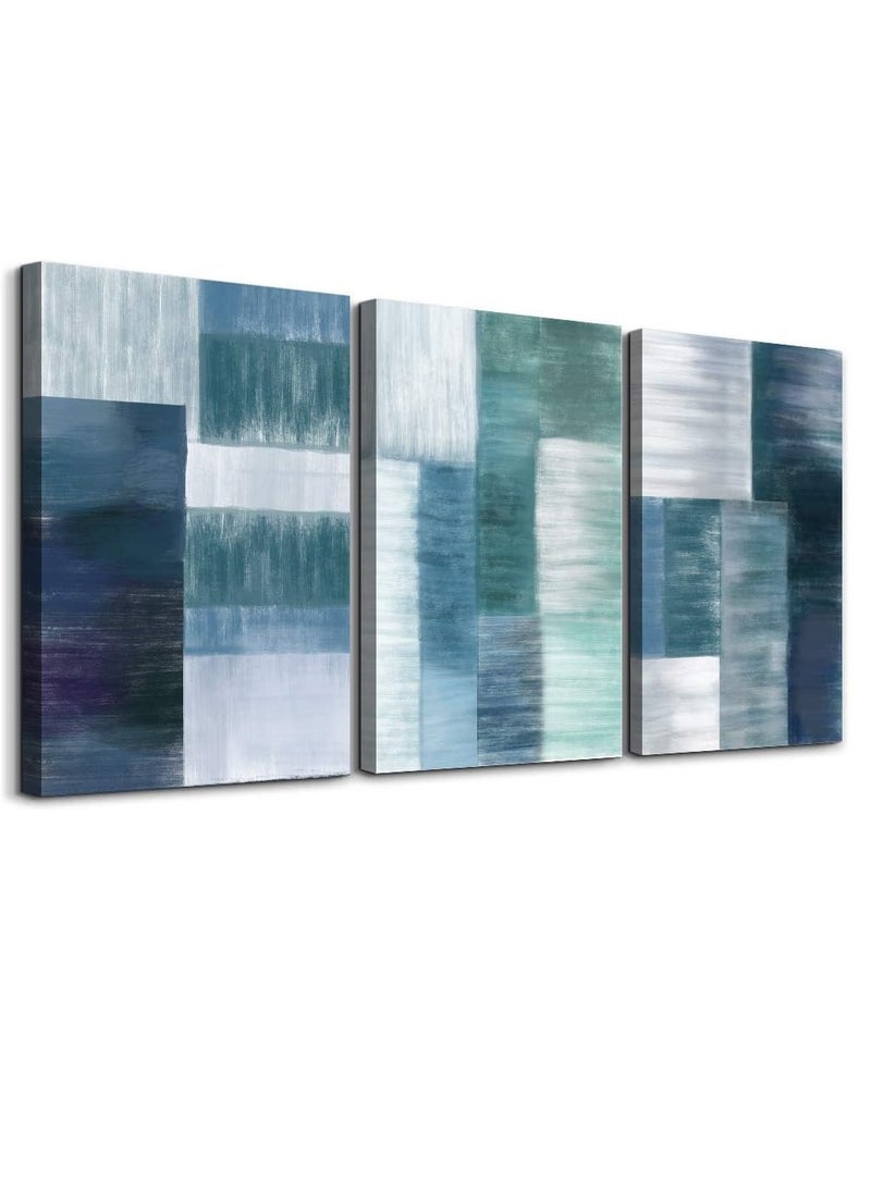 ديكوريور تابلوة 3 قطع 90cm x 42.5 cm بسمك 30 مم بطباعة ديجيتال عالية الجودة -طبقة uv للحماية ضد الخدوش و حماية الالوان - تصميمات حديثة - لايحتاج مسامير للتركيب بلاصق ذاتي - Image 1