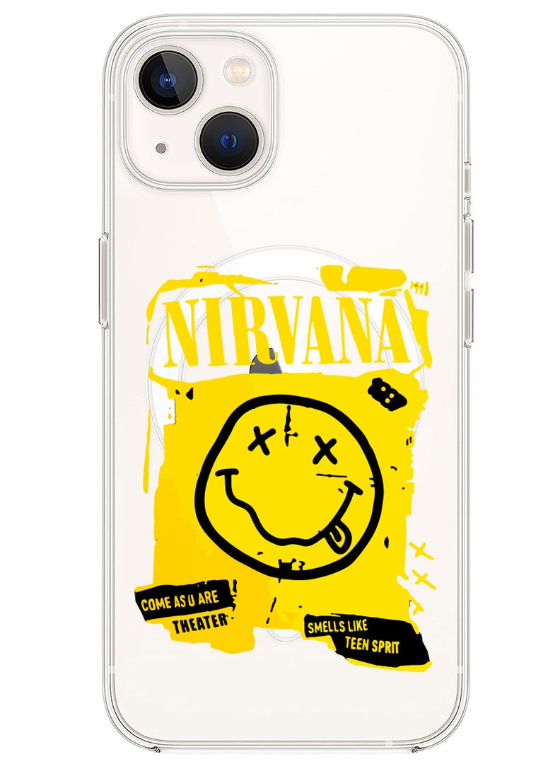 Theodor Magnetic Case for iPhone 14 6.1-inch Compatible with MagSafe Wireless Charging, Shockproof Phone Bumper Cover Nirvana - Image 1