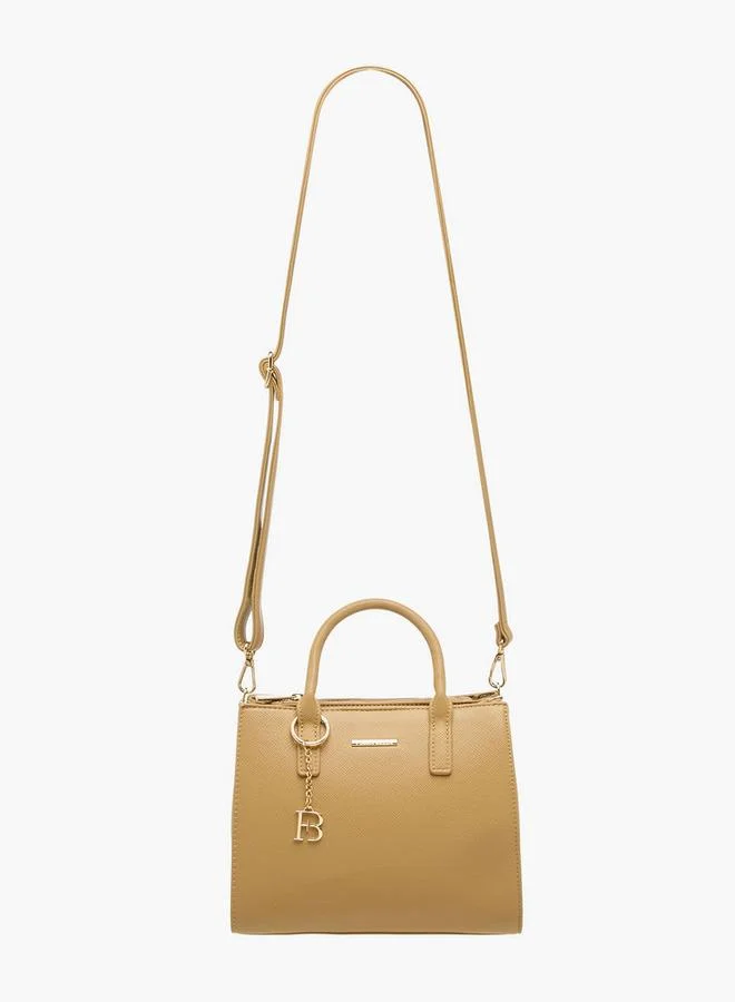 Flora Bella By Shoexpress Solid Tote Bag with Double Handle