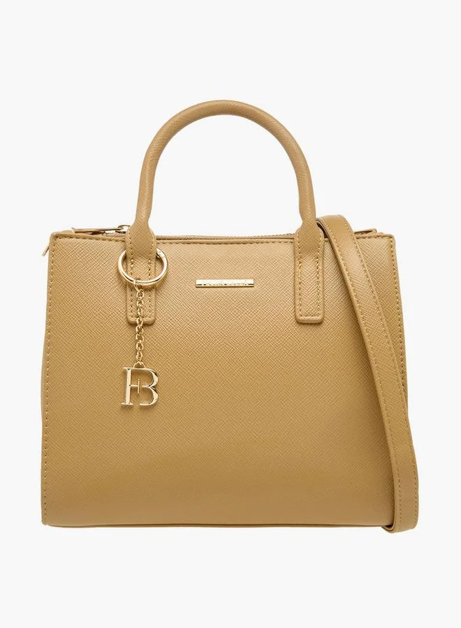 Flora Bella By Shoexpress Solid Tote Bag with Double Handle