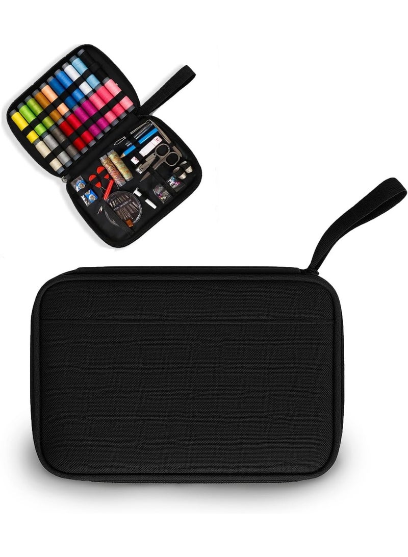 Sewing Kit for Adults and Kids, Package Of 98 Pieces Sewing Supplies and Accessories Includes Multi ColorThreads, with Scissors, Measuring Tape, Needles for Home, Travel, Emergency - Image 1