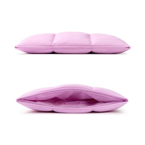 Comfyable Puffy Laptop Sleeve 13 Inch 14 Inch, Quilted Puffer Laptop Carrying Case, Pillow Case Compatible with MacBook Air M4 2025 M3 M2 M1, MacBook Pro M5 M4 Pro/Max, Lavender Pink - Image 5