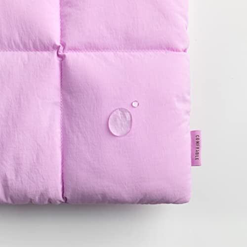 Comfyable Puffy Laptop Sleeve 13 Inch 14 Inch, Quilted Puffer Laptop Carrying Case, Pillow Case Compatible with MacBook Air M4 2025 M3 M2 M1, MacBook Pro M5 M4 Pro/Max, Lavender Pink - Image 4