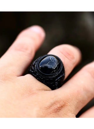 1pc Fashionable Black Carved Pattern Alloy Ring With Tiger Eye Like Synthetic Gems - pzsku/Z310FEAB1902EC8A842FDZ/45/_/1734353650/83940c73-491c-47e0-834a-44ed50a1f994