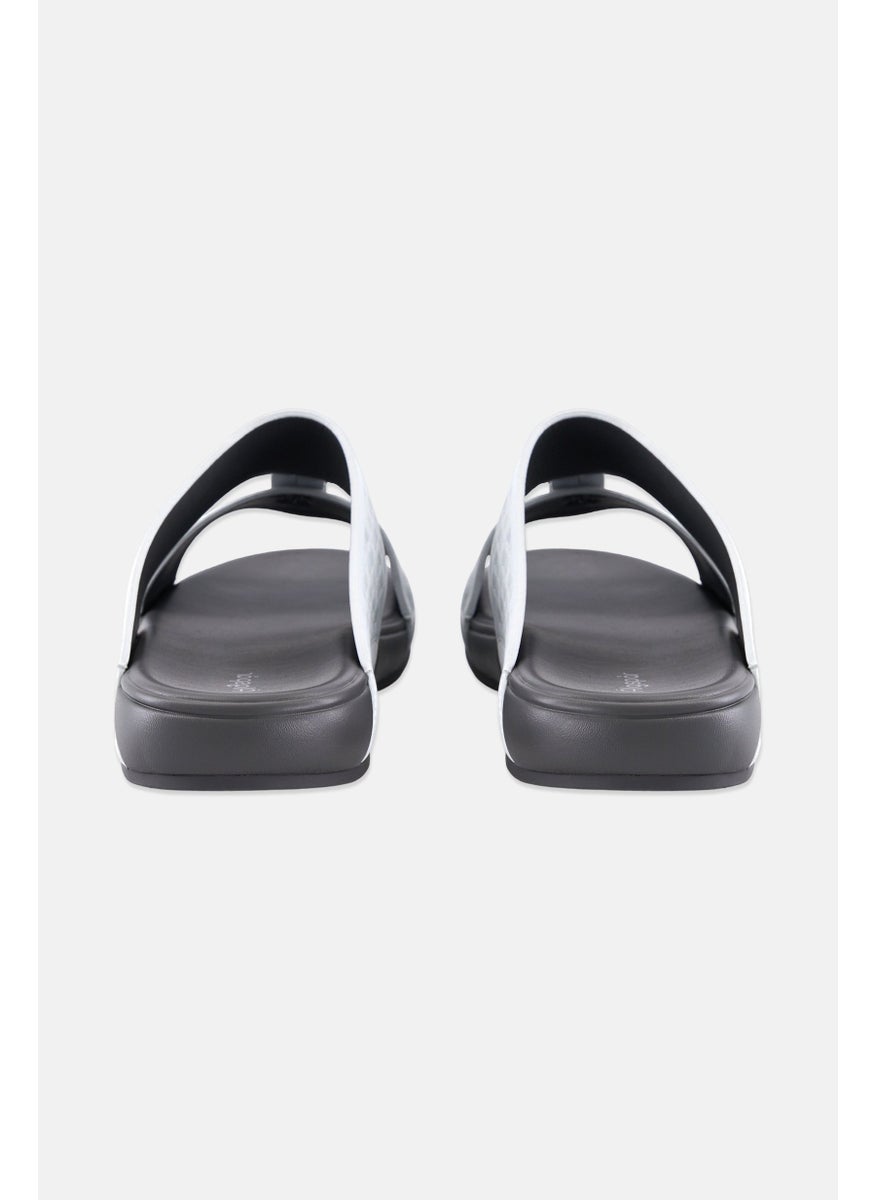 Algspar Men Slip On Arabic Sandals,Grey  - Image 2