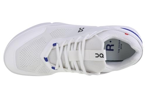 On The Roger Spin Men's Sneakers, Unfinished White/Indigo, 8 - Image 4
