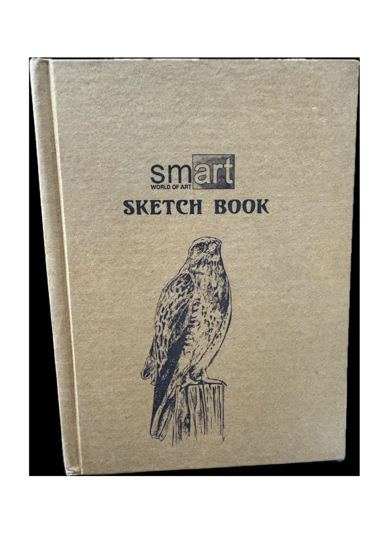 سمارت - اسكتش كرفت من سمارت ورق كرافت 100 ورقه 75 جرام - بني مقاس A6 - Image 1