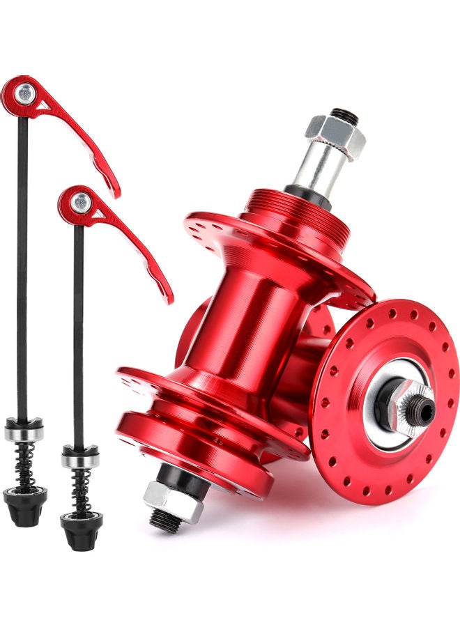 إسكدنيا طقم مكابح و محاور أمامية وخلفية للدراجة الجبلية مصنوع من سبيكة الألومنيوم مكون من محور أمامي وخلفي ب36 فتحة 0.717كيلوجرام - Image 5