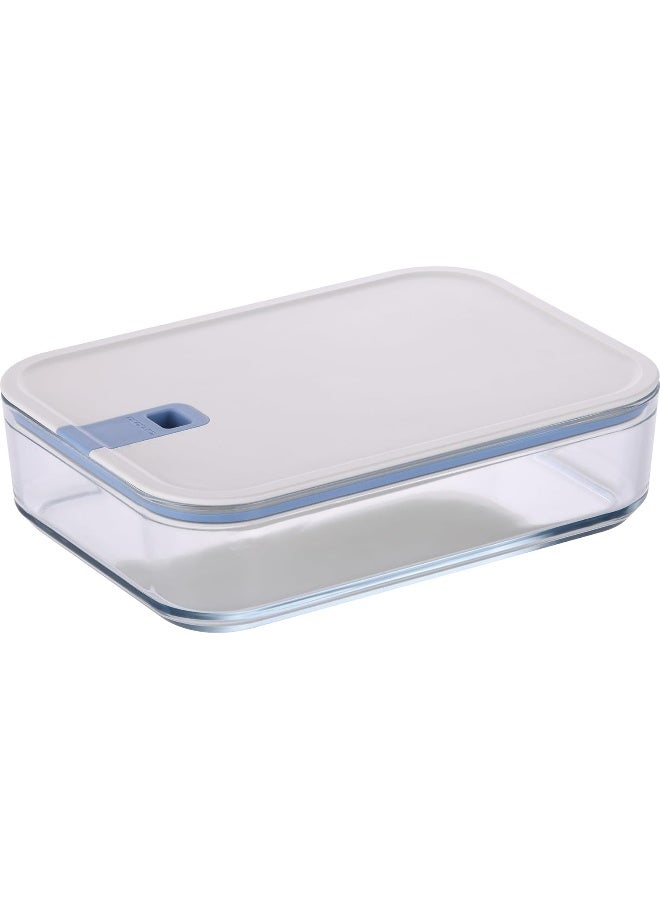 Orchid Neoflam Perfect Seal Rectangle Glass Storage Container 2300ml  - Image 1