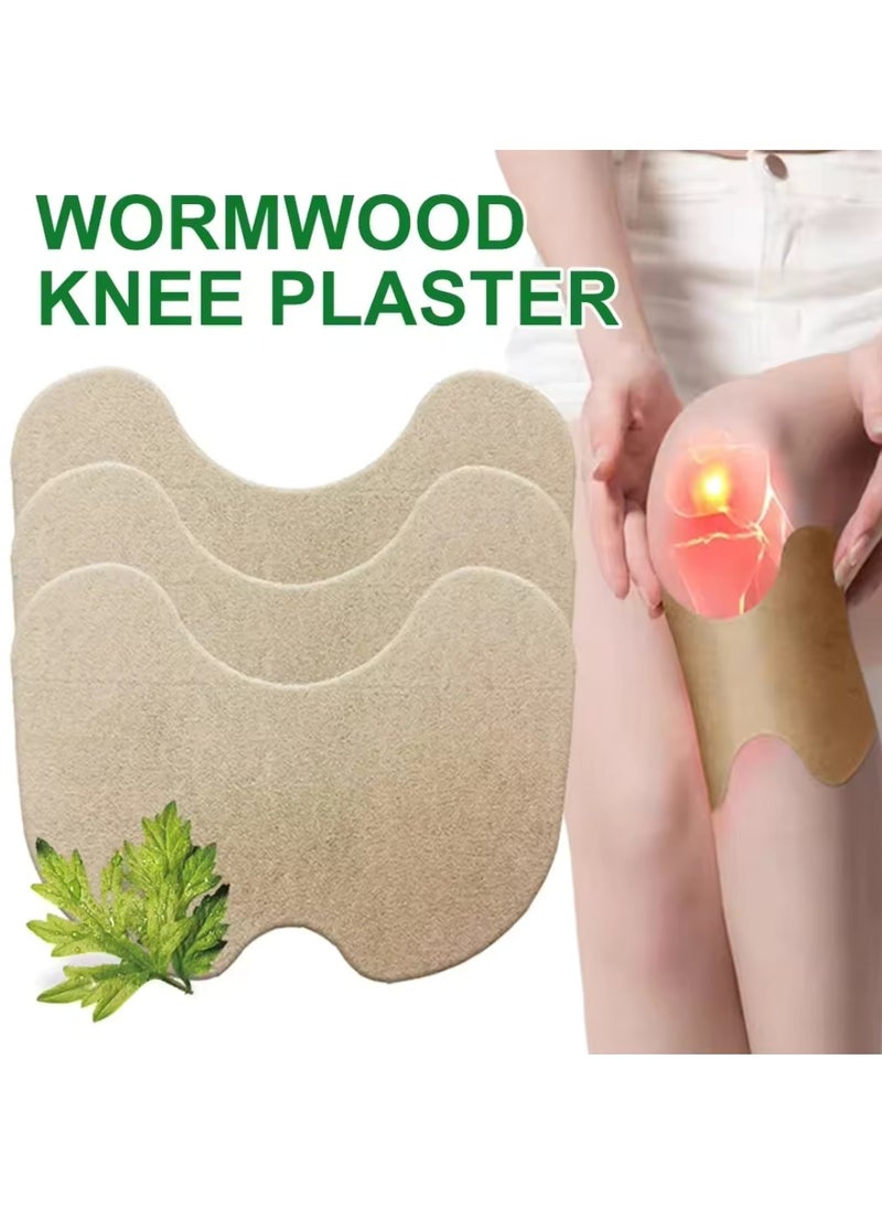 KanyeHB 12Pcs Knee Plaster Knee Pain Relief Patches Heat Patches for Knee Pain Relief Bone on Bone Herbal Plaster Pain Patches Relief Back Joint Neck Shoulder Wormwood Joint Pain Relief Knee Patches  - Image 4