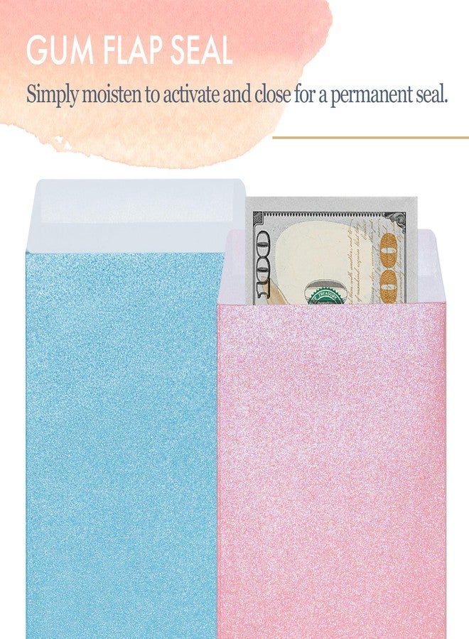 MATICAN Money Envelopes for Cash, 100-Count Colorful Envelopes for Cash Gifts, Saving Challenges, Coins, Checks, Seeds, Small Items, 3.5 x 6.5 Inches, Luxe Gleam Collection, 10 Colors - Image 5