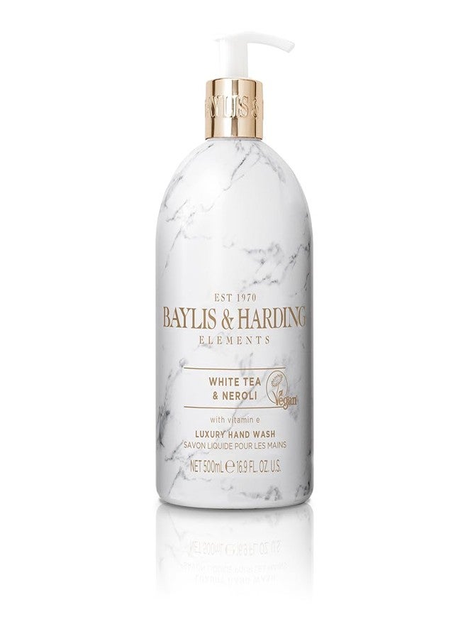 Baylis & Harding صابون يد سائل بايليس وهاردينغ مع موزع، عناصر، شاي أبيض ونيرولي، 16.9 أونصة/500 مل - Image 1