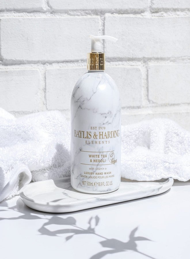 Baylis & Harding صابون يد سائل بايليس وهاردينغ مع موزع، عناصر، شاي أبيض ونيرولي، 16.9 أونصة/500 مل - Image 3