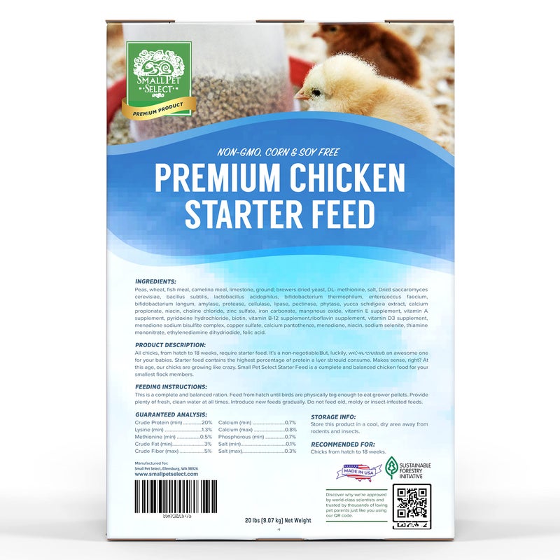 Small Pet Select - Chicken Starter Feed (Corn-Free/Soy-Free/Non-GMO), 20lb - Image 4