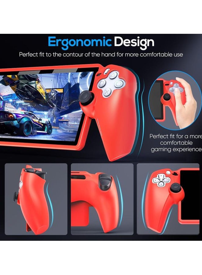 Silicone Protective Cover for PlayStation Portal - Red - Image 2