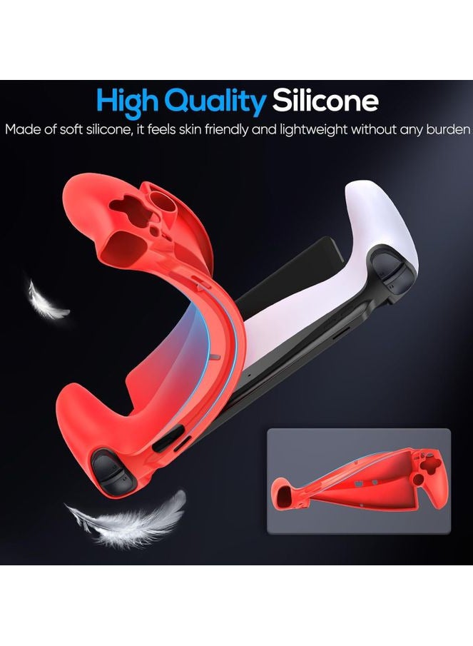 Silicone Protective Cover for PlayStation Portal - Red - Image 4