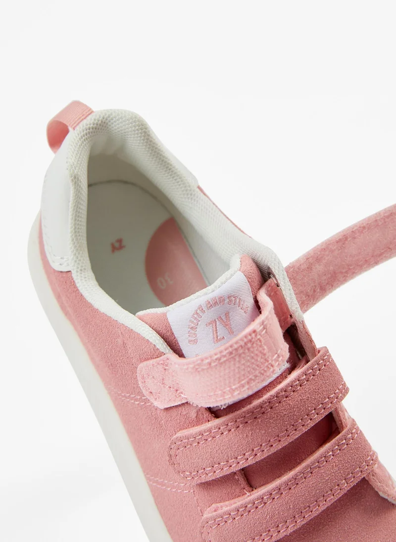 زيبي Zippy Faux Suede Trainers For Girls