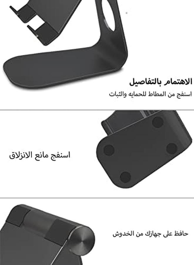 erorex Ipad Stand – Adjustable And Foldable Full Aluminum For Devices Up To 13" – Space Saving Design For Multiple Use - Image 3