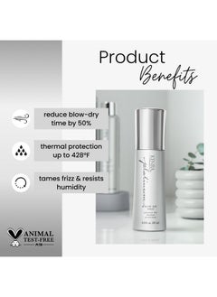 Kenra Professional Kenra Platinum Blow-Dry Spray | Time-Saving Heat Protectant | Detangles, Smooths, and Softens | Eliminates Frizz & Resists Humidity | Medium To Coarse Hair | 6.8 fl. oz  - Image 2