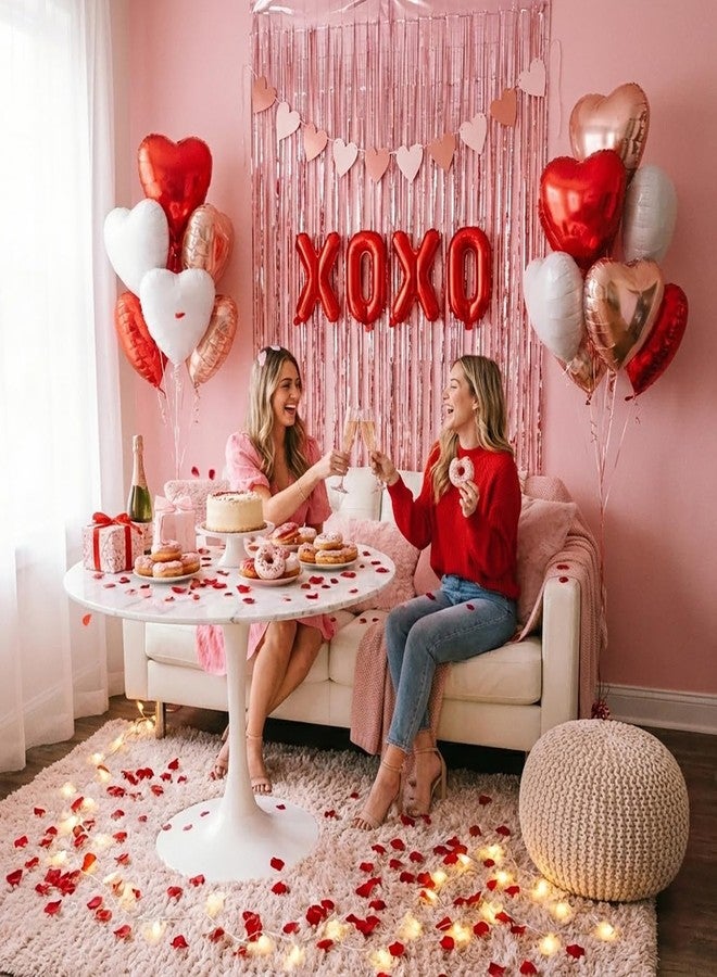 بالون XOXO وبالون على شكل قلب - Image 2