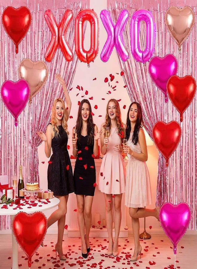 بالون XOXO وبالون على شكل قلب - Image 3