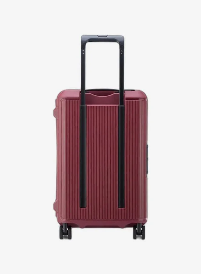 DELSEY Paris  securitech stone by delsey paris 55 cm 4 double wheel hardcase cabin luggage trolley case - burgundy  | Best Price UAE