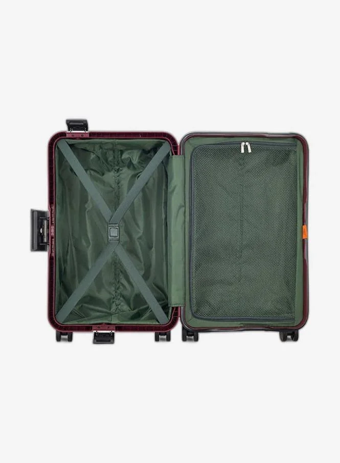 DELSEY Paris  securitech stone by delsey paris 55 cm 4 double wheel hardcase cabin luggage trolley case - burgundy  | Best Price UAE
