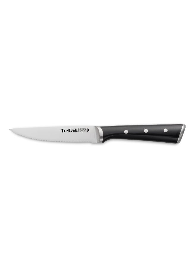 تيفال TEFAL طقم 4 سكاكين ستيك Ice Force | 11 سم | سكين مطبخ | شفرة فولاذ ألماني مقاوم للصدأ | أداء حاد وطويل الأمد | قابلة للغسل في غسالة الأطباق | أسود | ضمان لمدة سنتين | K232S414 أسود - Image 3